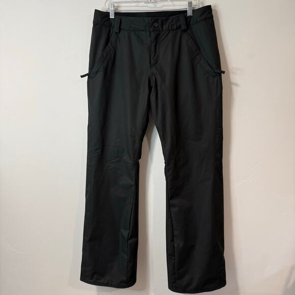 Volcom Men's Snow Ski Pants Waterproof Insulated Black Large Mountain Winter - Picture 1 of 11